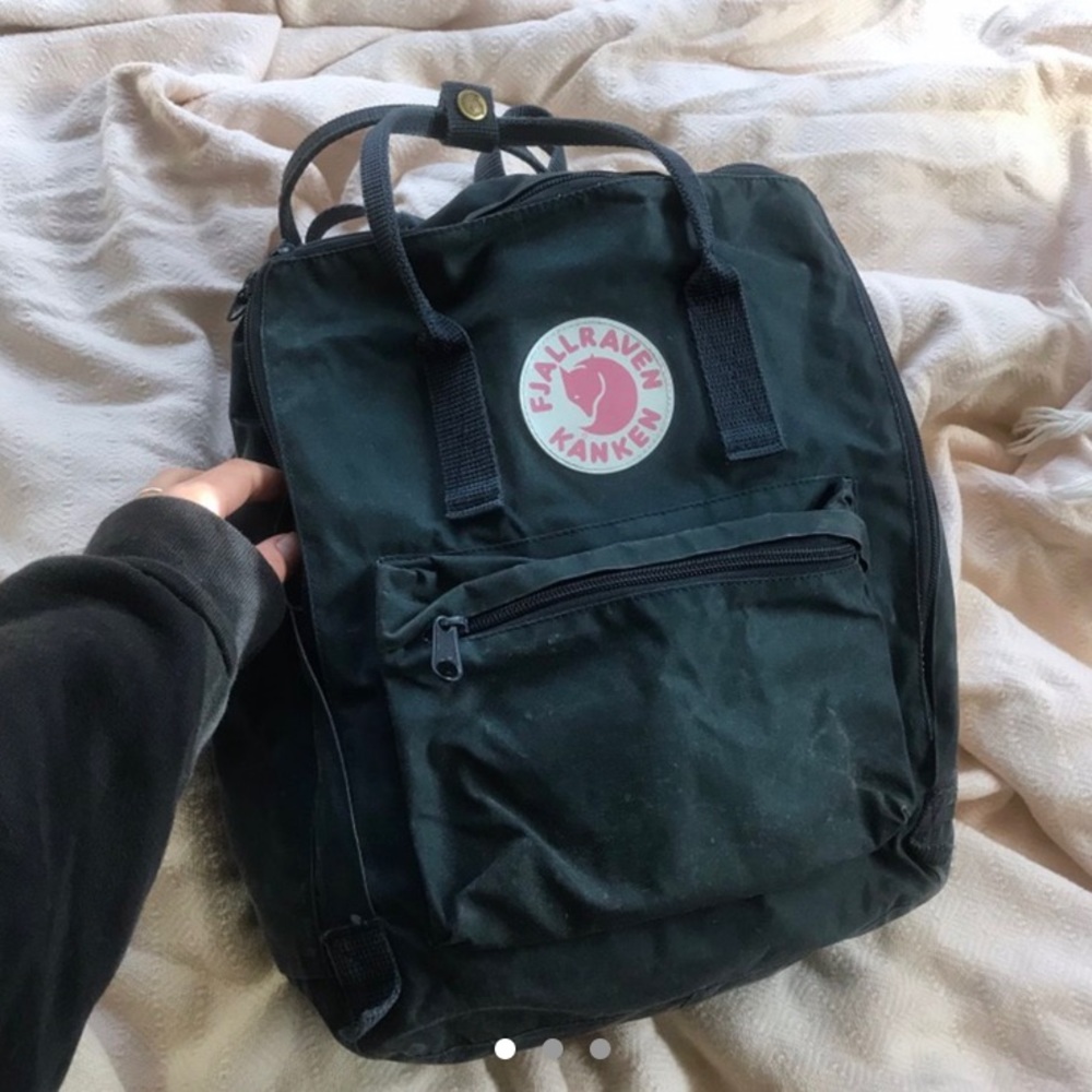 ‼️SOLD‼️fjallraven kanken navy backpack